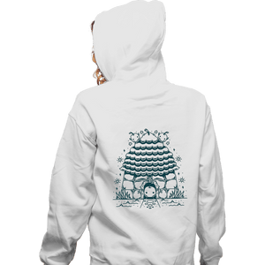 Shirts Zippered Hoodies, Unisex / Small / White Junimo Hut