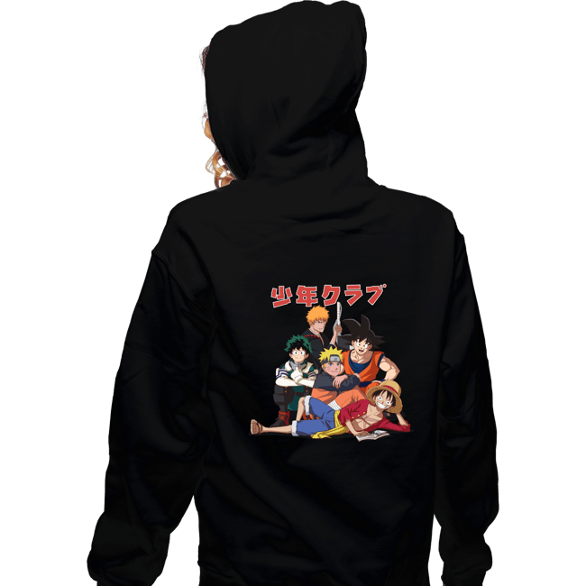 Secret_Shirts Zippered Hoodies, Unisex / Small / Black Shonen Club