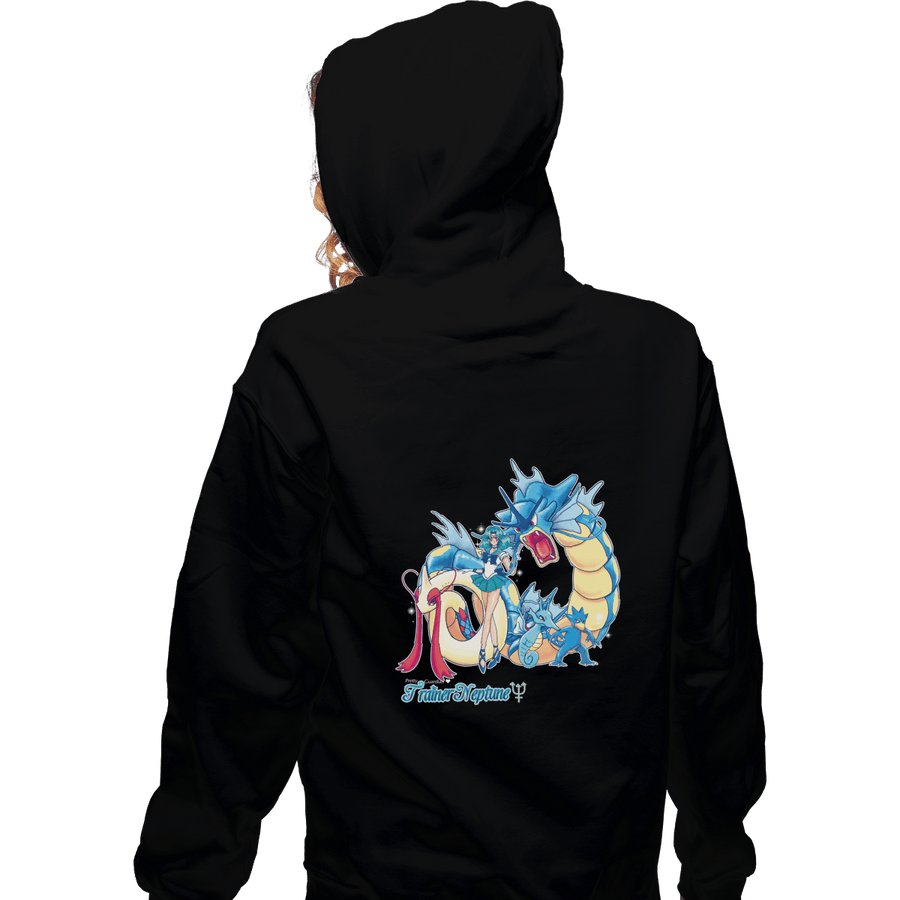 Shirts Zippered Hoodies, Unisex / Small / Black Pretty Guardian Trainer Neptune