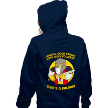 Load image into Gallery viewer, Daily_Deal_Shirts Zippered Hoodies, Unisex / Small / Navy That&#39;s A Paladin
