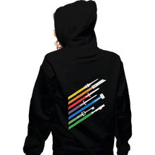 Load image into Gallery viewer, Shirts Pullover Hoodies, Unisex / Small / Black Weapon Streaks
