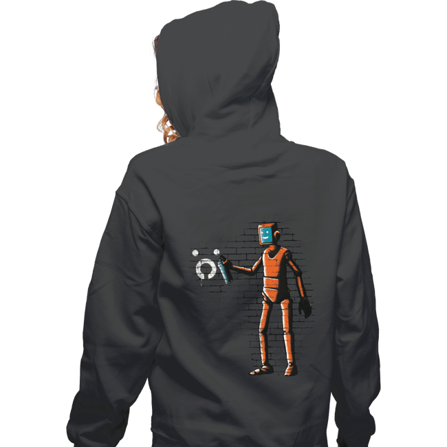 Secret_Shirts Zippered Hoodies, Unisex / Small / Dark Heather Outsider Graffiti