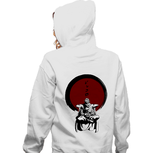Shirts Zippered Hoodies, Unisex / Small / White Piccolo Zen