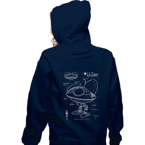 Daily_Deal_Shirts Zippered Hoodies, Unisex / Small / Navy LO-LA59 Schematics