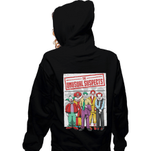 Load image into Gallery viewer, Shirts Zippered Hoodies, Unisex / Small / Black The Unusual Suspects
