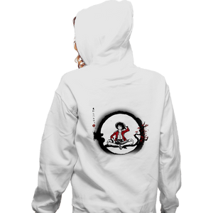 Shirts Zippered Hoodies, Unisex / Small / White Straw Hat Pirate