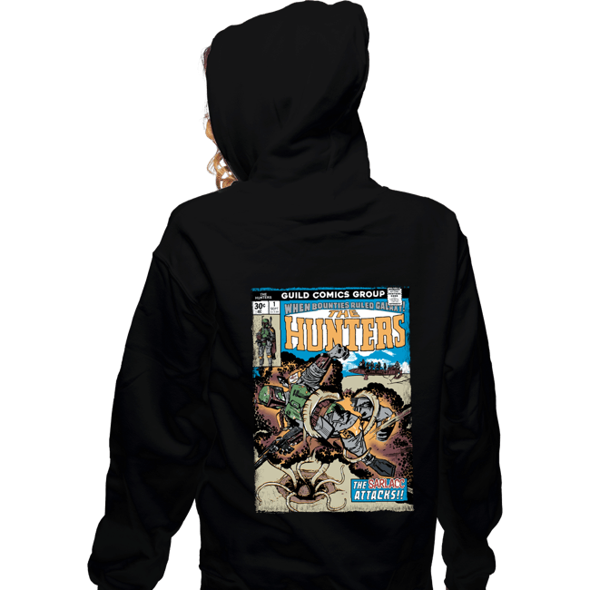 Daily_Deal_Shirts Zippered Hoodies, Unisex / Small / Black The Hunters