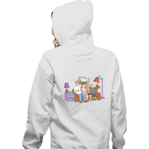 Shirts Pullover Hoodies, Unisex / Small / White King Of The Couch