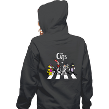 Load image into Gallery viewer, Daily_Deal_Shirts Zippered Hoodies, Unisex / Small / Dark Heather The Cats
