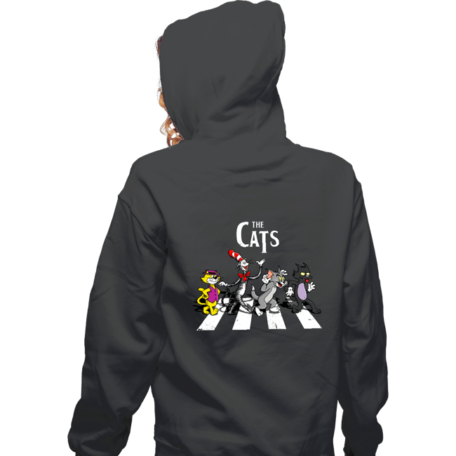 Daily_Deal_Shirts Zippered Hoodies, Unisex / Small / Dark Heather The Cats