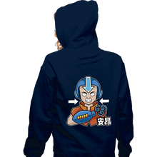 Load image into Gallery viewer, Shirts Zippered Hoodies, Unisex / Small / Navy Aang Man
