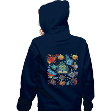 Load image into Gallery viewer, Shirts Zippered Hoodies, Unisex / Small / Navy DiceWorld
