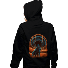 Load image into Gallery viewer, Secret_Shirts Zippered Hoodies, Unisex / Small / Black Welcome To Arrakis
