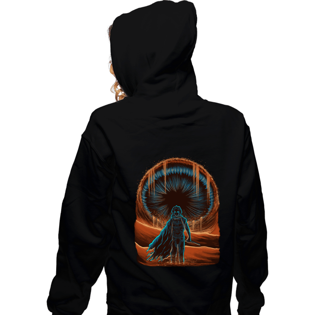 Secret_Shirts Zippered Hoodies, Unisex / Small / Black Welcome To Arrakis