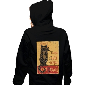 Shirts Zippered Hoodies, Unisex / Small / Black Chat Flerken