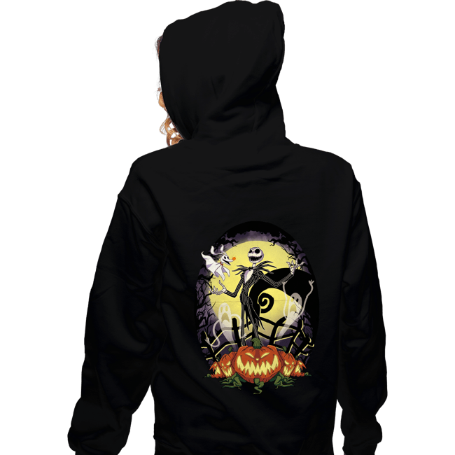 Secret_Shirts Zippered Hoodies, Unisex / Small / Black King Of Pumpkins