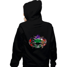 Load image into Gallery viewer, Shirts Zippered Hoodies, Unisex / Small / Black Green Legend
