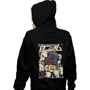 Shirts Zippered Hoodies, Unisex / Small / Black The First Gundam