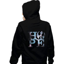 Load image into Gallery viewer, Shirts Zippered Hoodies, Unisex / Small / Black Hope
