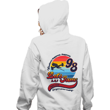 Load image into Gallery viewer, Shirts Zippered Hoodies, Unisex / Small / White Retro Let&#39;s Jam
