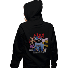 Load image into Gallery viewer, Secret_Shirts Zippered Hoodies, Unisex / Small / Black Fighters With Attitude
