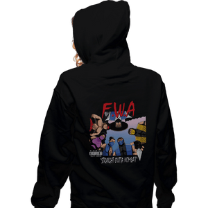 Secret_Shirts Zippered Hoodies, Unisex / Small / Black Fighters With Attitude