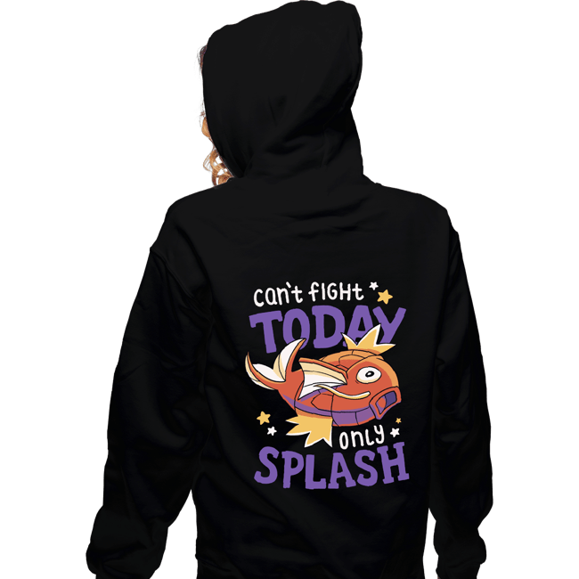 Daily_Deal_Shirts Zippered Hoodies, Unisex / Small / Black Only Splash