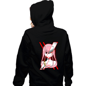 Shirts Zippered Hoodies, Unisex / Small / Black Franxx