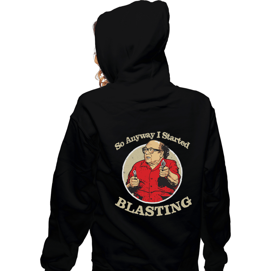 Shirts Zippered Hoodies, Unisex / Small / Black Anyway I Started Blasting