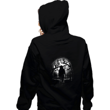 Load image into Gallery viewer, Shirts Zippered Hoodies, Unisex / Small / Black Moonlight Ring
