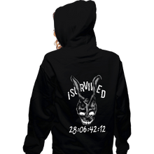 Load image into Gallery viewer, Secret_Shirts Zippered Hoodies, Unisex / Small / Black Frank Survivor
