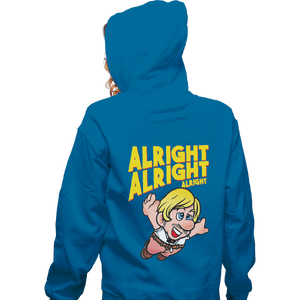 Shirts Zippered Hoodies, Unisex / Small / Royal Blue Super Alright Bros.