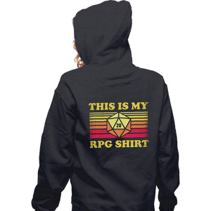 Shirts Zippered Hoodies, Unisex / Small / Dark Heather My RPG Shirt