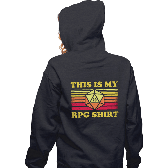 Shirts Zippered Hoodies, Unisex / Small / Dark Heather My RPG Shirt