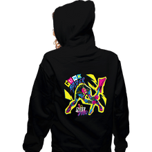 Load image into Gallery viewer, Daily_Deal_Shirts Zippered Hoodies, Unisex / Small / Black Punk Spider Is Not Dead
