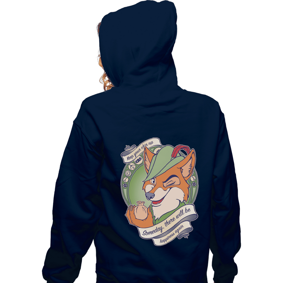 Shirts Zippered Hoodies, Unisex / Small / Navy Keep Your Chin Up