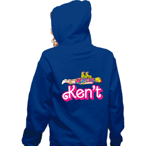 Daily_Deal_Shirts Zippered Hoodies, Unisex / Small / Royal Blue Ken't