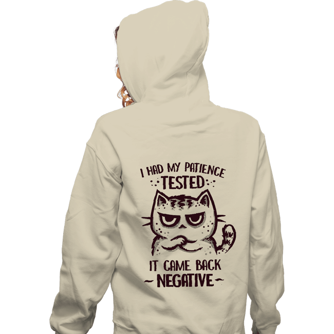 Secret_Shirts Zippered Hoodies, Unisex / Small / White I had my patience tested