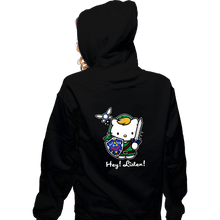 Load image into Gallery viewer, Shirts Zippered Hoodies, Unisex / Small / Black Hey Listen
