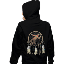 Load image into Gallery viewer, Shirts Zippered Hoodies, Unisex / Small / Black Dreamcatcher
