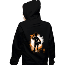 Load image into Gallery viewer, Shirts Zippered Hoodies, Unisex / Small / Black Cosmic Yu Nishinoya
