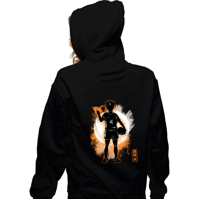 Shirts Zippered Hoodies, Unisex / Small / Black Cosmic Yu Nishinoya