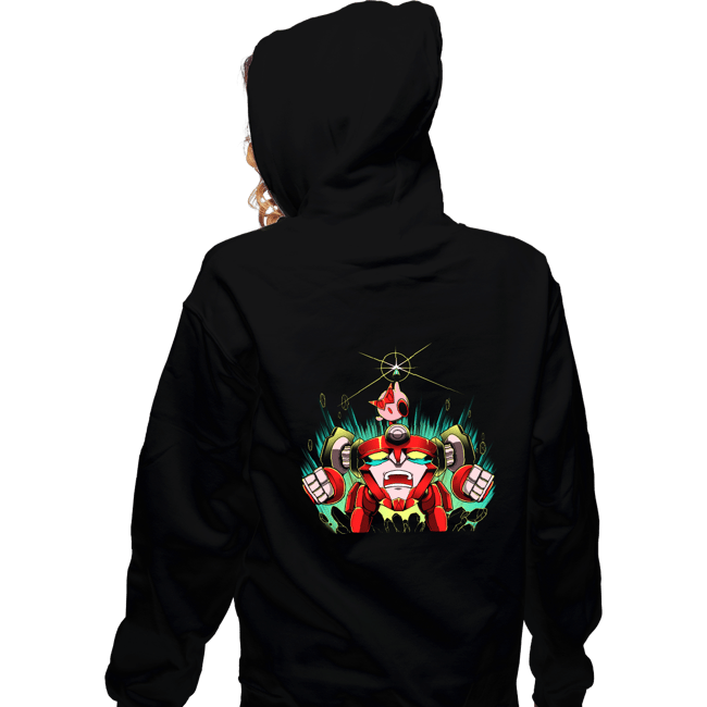 Shirts Zippered Hoodies, Unisex / Small / Black Gurren Puff