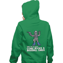 Load image into Gallery viewer, Daily_Deal_Shirts Zippered Hoodies, Unisex / Small / Irish Green The Android&#39;s Dungeon
