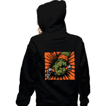 Load image into Gallery viewer, Shirts Zippered Hoodies, Unisex / Small / Black Saint Pizza
