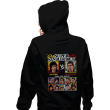 Load image into Gallery viewer, Shirts Zippered Hoodies, Unisex / Small / Black Super Sandler Bros
