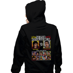 Shirts Zippered Hoodies, Unisex / Small / Black Super Sandler Bros