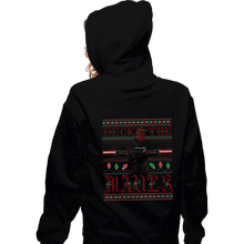 Load image into Gallery viewer, Daily_Deal_Shirts Zippered Hoodies, Unisex / Small / Black Deck The Mauls
