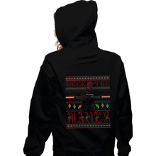 Load image into Gallery viewer, Daily_Deal_Shirts Zippered Hoodies, Unisex / Small / Black Deck The Mauls
