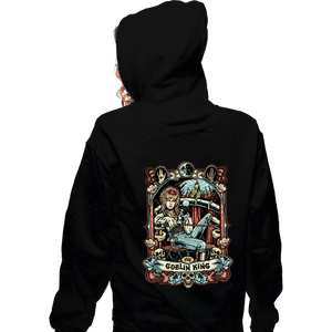 Daily_Deal_Shirts Zippered Hoodies, Unisex / Small / Black The Goblin King Crest